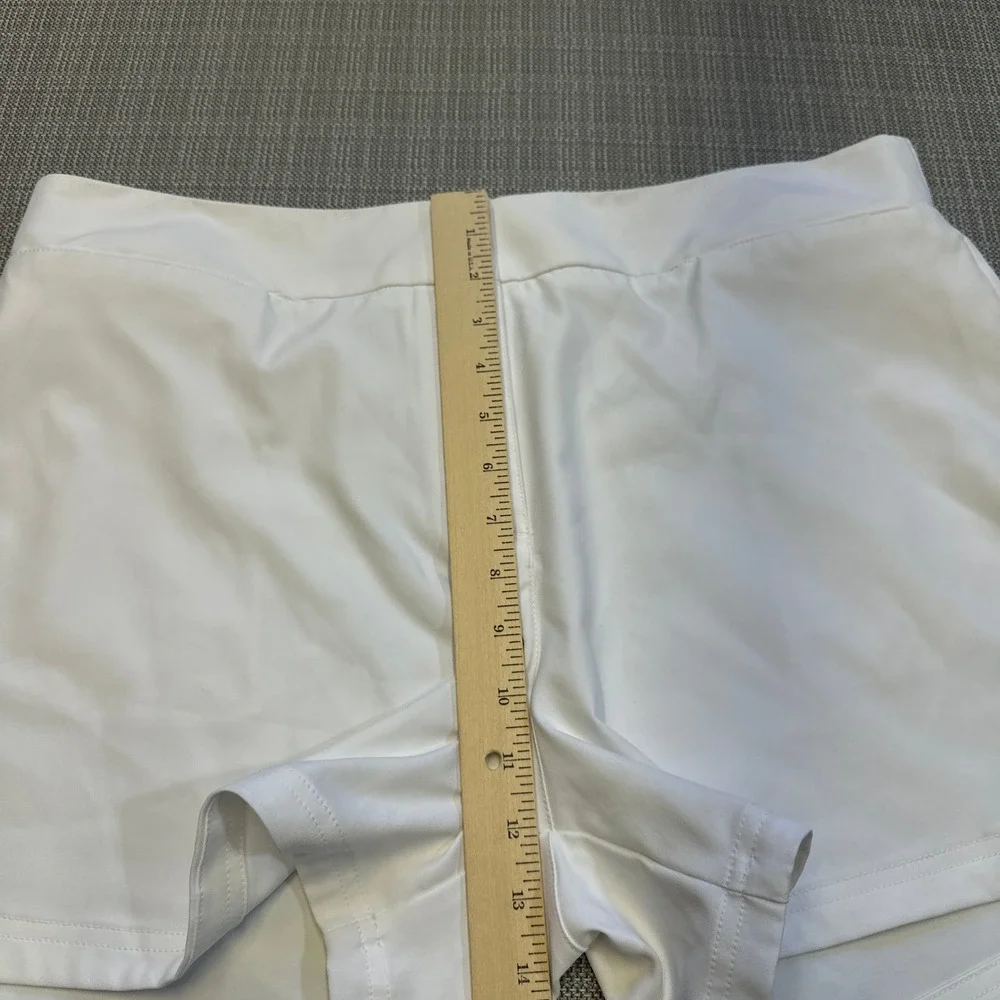 Puma Golf Shorts Womens XL White Performance Athletic Pockets Pickleball